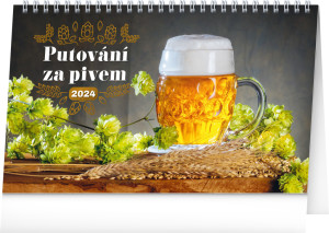 Stolní kalendář Putování za pivem 2024 - Reklamnepredmety