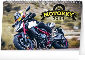 Stolní kalendář Motorky 2024 - Reklamnepredmety