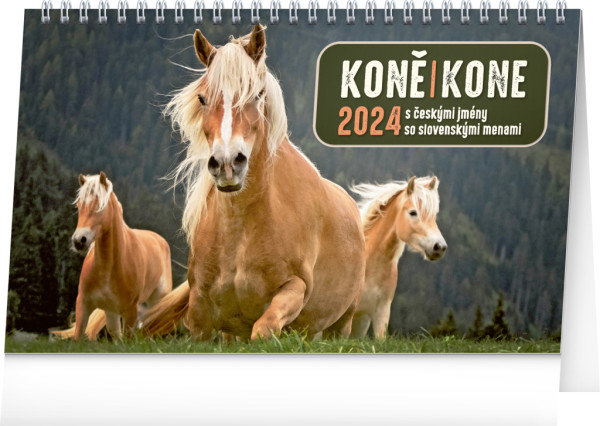 Stolní kalendář Koně CZ/SK 2024