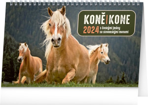 Stolní kalendář Koně CZ/SK 2024 - Reklamnepredmety
