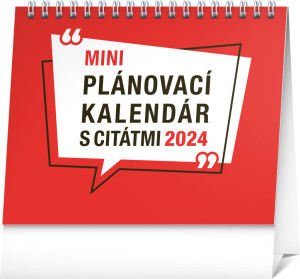 Stolní kalendář Plánovací s citáty 2024 - Reklamnepredmety