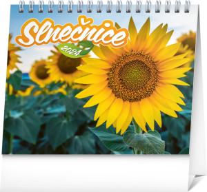 Stolní kalendář Slunečnice s citáty 2024 - Reklamnepredmety