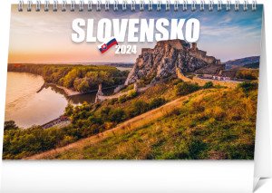 Stolní kalendář Slovensko 2024 - Reklamnepredmety