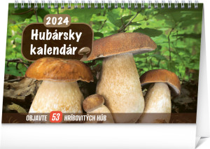 Stolní Houbařský kalendář 2024 - Reklamnepredmety