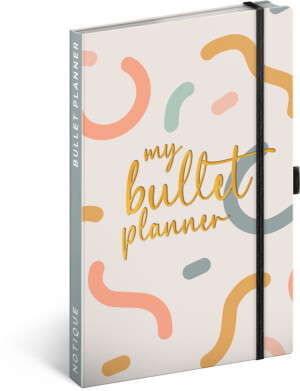 Týdenní nedatovaný diář My Bullet Planner CZ/SK - Reklamnepredmety