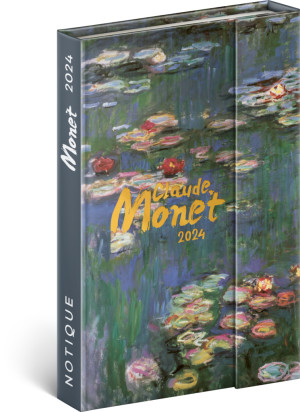 Týdenní magnetický diář Claude Monet 2024 - Reklamnepredmety