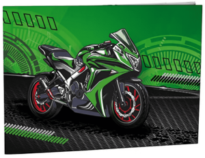 Desky na číslice Moto Race - Reklamnepredmety