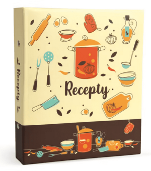 Kniha na recepty karis A5 - Reklamnepredmety