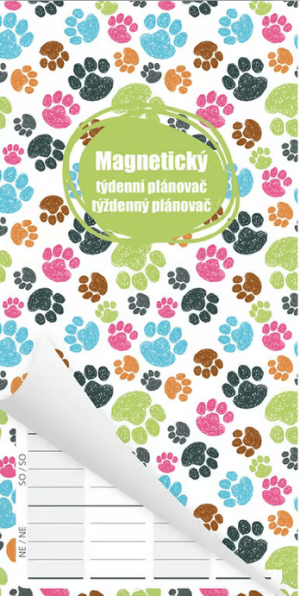 Magnetický týdenní plánovač pro celou rodinu - Reklamnepredmety