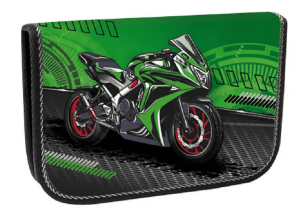 Školní jednopatrový penál Moto Race - Reklamnepredmety