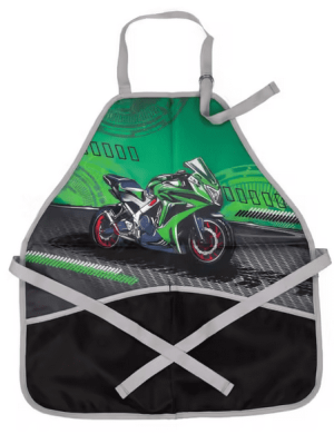 Zástěrka na výtvarnou výchovu Moto Race - Reklamnepredmety
