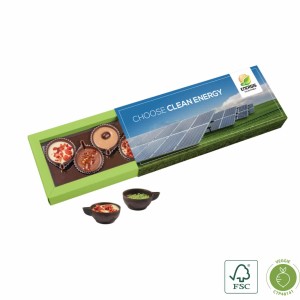 6 pralinek z belgické čokolády ve tvaru sklenice - Reklamnepredmety