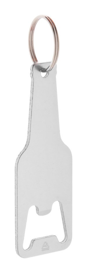 Otvírák na láhve s kovovým kroužkem na klíče Kaipi - Reklamnepredmety
