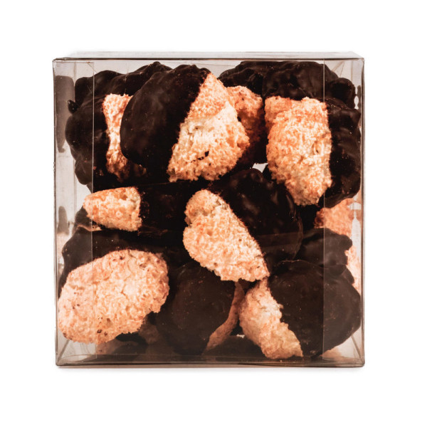 Kokosky polomáčené v belgické čokoládě – 300g