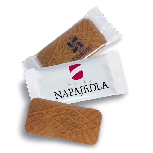 Karamelová sušenka v reklamním obalu, 6 g