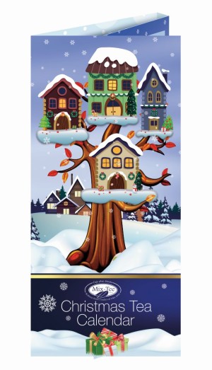 Vánoční sada porcovaných čajů - adventní kalendář - Reklamnepredmety