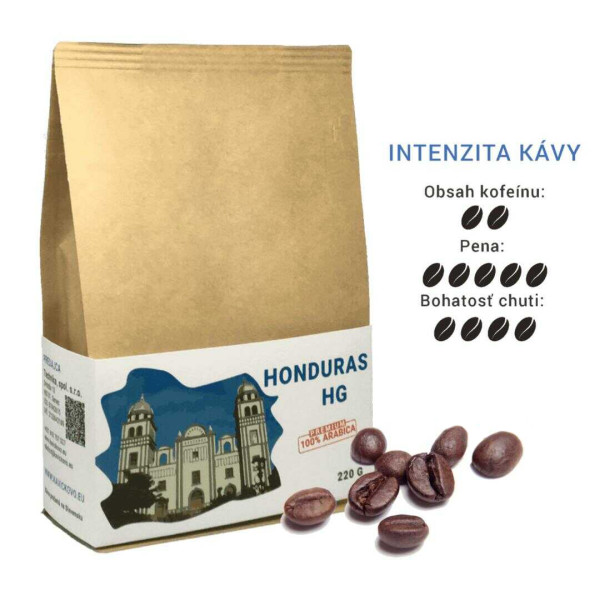 Zrnková káva Honduras HG