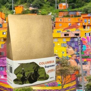 Zrnková káva Columbia Supremo