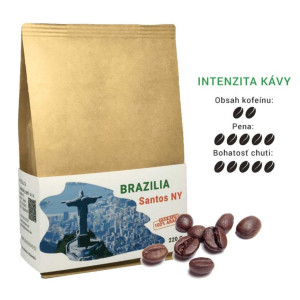 Zrnková káva Brazilia Santos NY - Reklamnepredmety