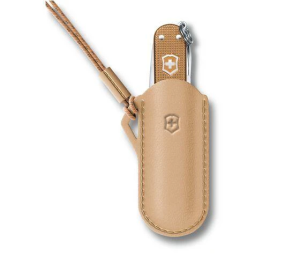 Victorinox Classic Colors - kožené pouzdro - Wet Sand - pískové - Reklamnepredmety