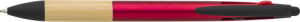 Tříbarevné pero s bambusovým úchopem - Reklamnepredmety