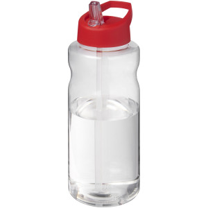 Litrová sportovní láhev s víčkem s hubicí H2O Active® Big Base - Reklamnepredmety