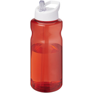 Litrová sportovní láhev s víčkem s hubicí H2O Active® Eco Big Base - Reklamnepredmety