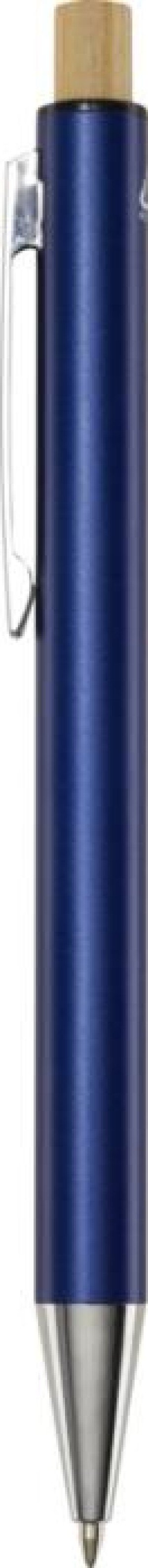 Kuličkové pero Cyrus z recyklovaného hliníku, modrá barva inkoustu - Reklamnepredmety