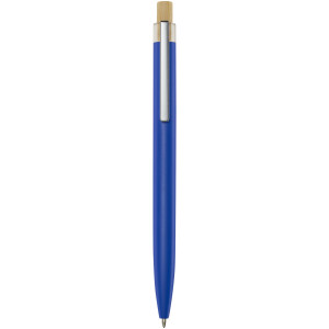 Nooshin kuličkové pero z recyklovaného hliníku, modrá barva inkoustu - Reklamnepredmety