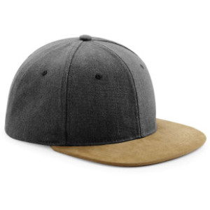 6 panelová kšiltovka "Suede Peak Snapback". - Reklamnepredmety