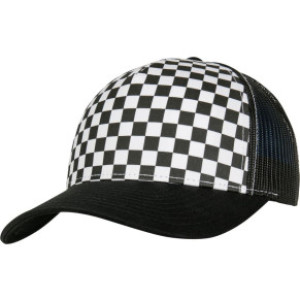 5 panelová Trucker kšiltovka "Checkerboard" - Reklamnepredmety