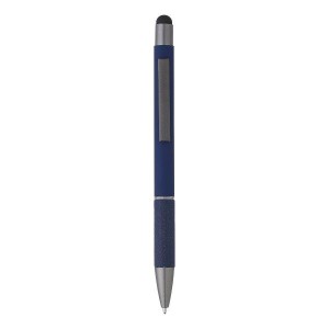 Hliníkové kuličkové pero s modrou náplní - Reklamnepredmety