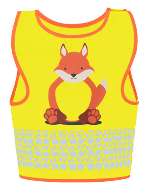 Dětská bezpečnostní vesta Funtastic Wildlife CO² neutrální - Reklamnepredmety