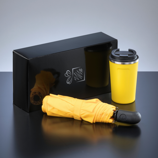 CESTOVNÍ SADA: TERMOHRNEK NORDIC 350 ML & PLNĚ AUTOMATICKÝ DEŠTNÍK