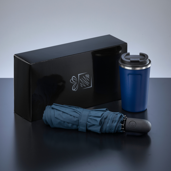 CESTOVNÍ SADA: TERMOHRNEK NORDIC 350 ML & PLNĚ AUTOMATICKÝ DEŠTNÍK