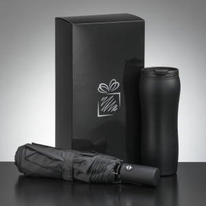 PRIMO SADA: VAKUOVÝ HRNEK 400 ML & AUTOMATICKÝ DEŠTNÍK - Reklamnepredmety