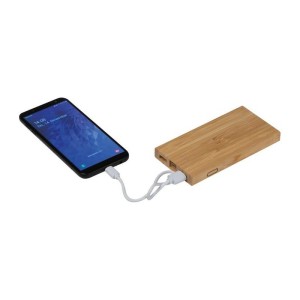 Bambusový Power Bank Katowice - Reklamnepredmety