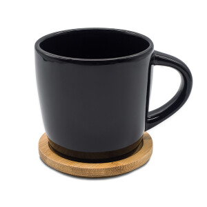 ARONA keramický hrnek 320 ml — černá 130 x 95 x 95 mm