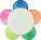 Zvýrazňovač ve tvaru květu FLOWER - 56-1103340-flower-02 - variant 