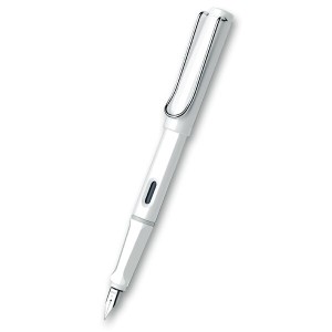 Lamy Safari Shiny White plnicí pero - Reklamnepredmety