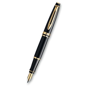 Waterman Expert Black Lacquer GT plnicí pero - Reklamnepredmety