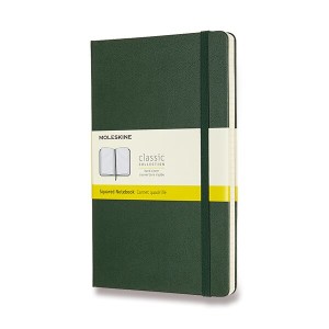 Zápisník Moleskine - tvrdé desky L, čtverečkovaný - Reklamnepredmety