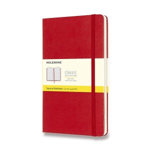 Zápisník Moleskine - tvrdé desky L, čtverečkovaný - Reklamnepredmety