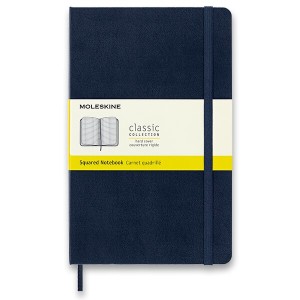 Zápisník Moleskine - tvrdé desky L, čtverečkovaný - Reklamnepredmety