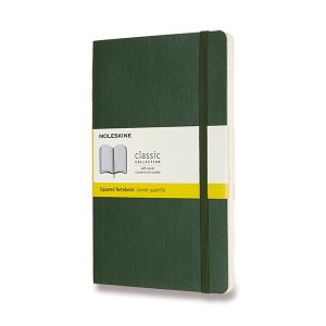 Zápisník Moleskine - měkké desky L, čtverečkovaný - Reklamnepredmety