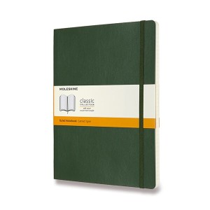 Zápisník Moleskine - měkké desky XL, linkovaný - Reklamnepredmety