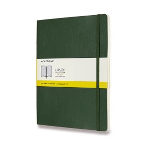 Zápisník Moleskine - měkké desky XL, čtverečkovaný - Reklamnepredmety