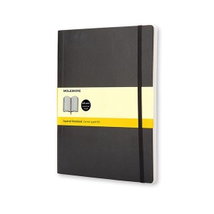 Zápisník Moleskine - měkké desky XL, čtverečkovaný - Reklamnepredmety