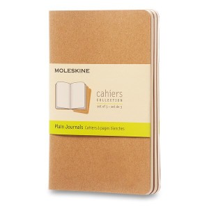 Sešity Moleskine Cahier S, čistý, 3 ks - Reklamnepredmety