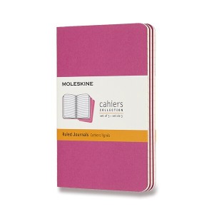 Sešity Moleskine Cahier S, linkovaný, 3 ks - Reklamnepredmety